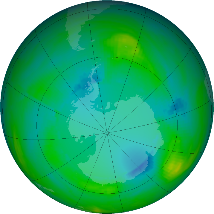 Ozone Map 1983-08-16